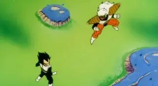 Dragon Ball Z 73 - Yo no soy él!; no es yo. Gohan, ataca a tu padre sin temor.